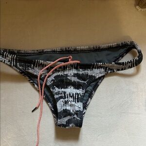 Jolyn Clothing Black and White Patterned Swimwear